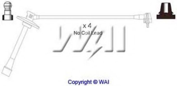 WAIglobal SL503 Ignition Cable Kit